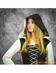 Robe Médiévale Femme Eyra - Ecru 2