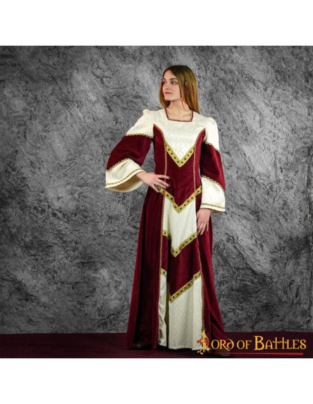 Robe Médiévale Noble Catherine avec...