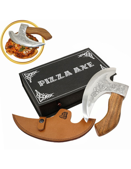 hache coupe-pizza viking
