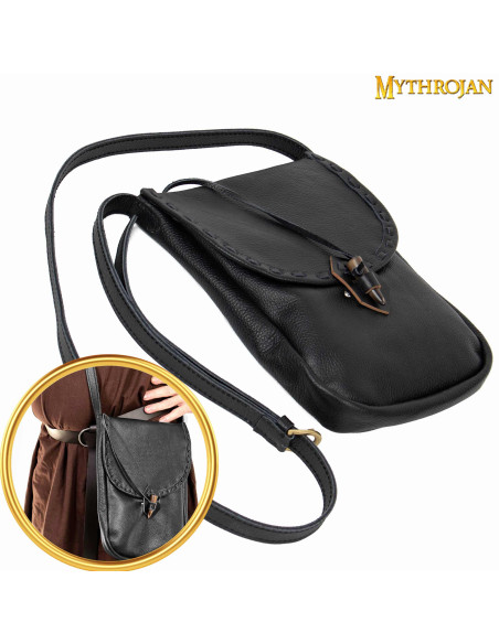 Sac médiéval en cuir, type...