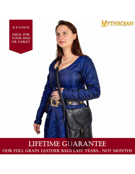 Sac médiéval en cuir, type...