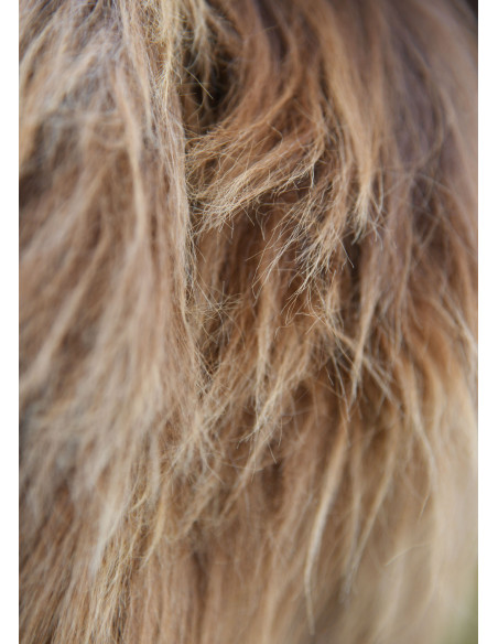 Peau de mouton chinée nordique pour...