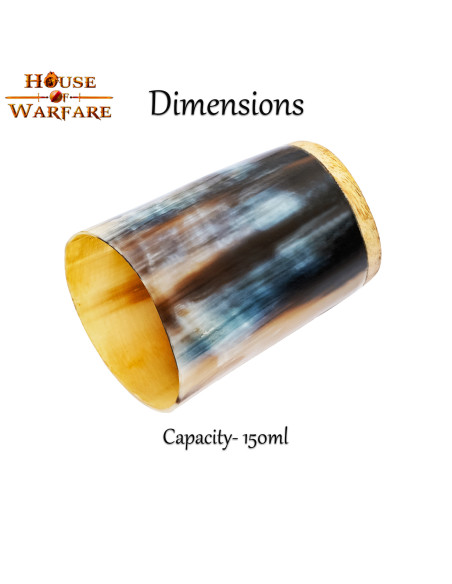 Verre à liqueur en bois de corne (150...