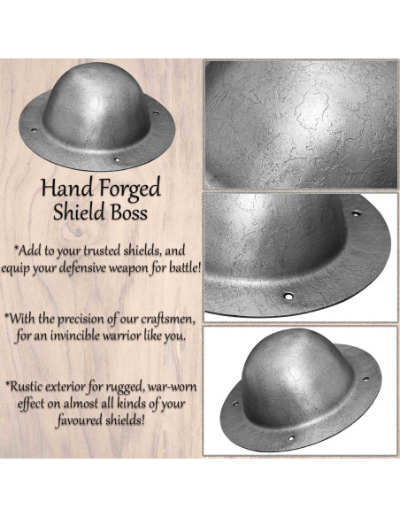 Umbo en acier pour boucliers Viking...