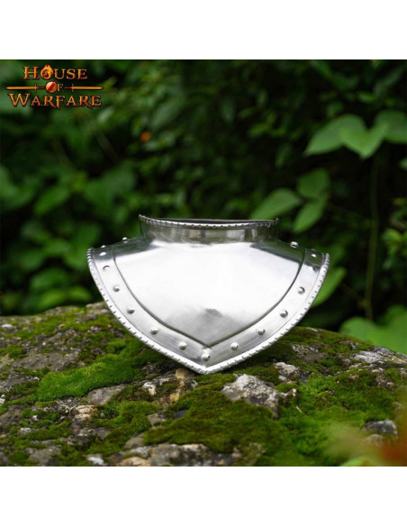 Gorgerin médiéval en acier, début du...