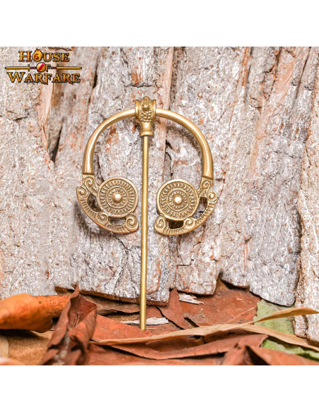 Fibule celtique et viking en laiton...