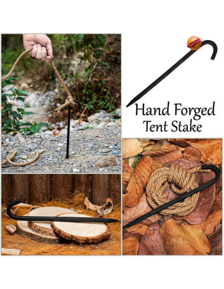 Piquet de tente (12")