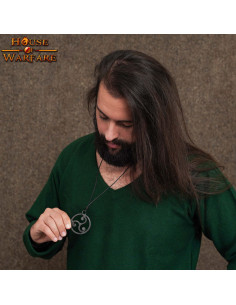 Pendentif Triskelion celtique forgé à la main 2