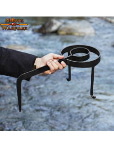 Trépied de cuisine médiéval forgé à la main 2