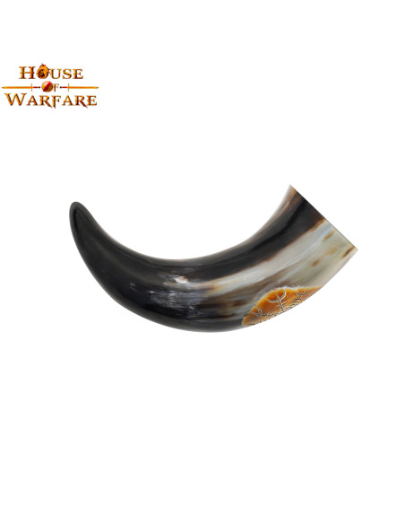 Corne à boire viking avec vegvísir