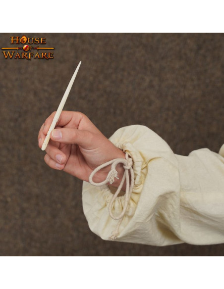 Barrette à cheveux médiévale en os