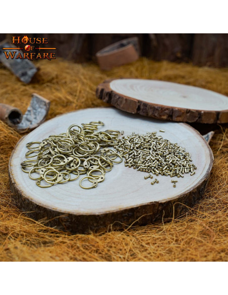 Jeu de bagues rondes et rivets en...