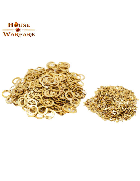 Jeu de bagues rondes et rivets en...