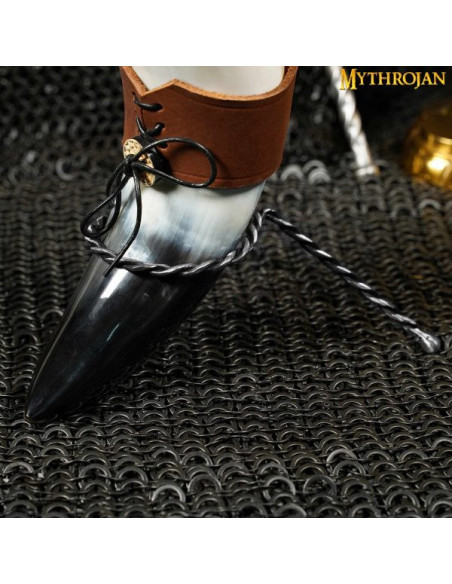 support de corne en fer forgé