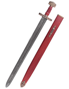Épée viking Hedeby, S. IX, en acier Damas 2