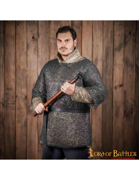 Cotte de mailles médiévale avec...