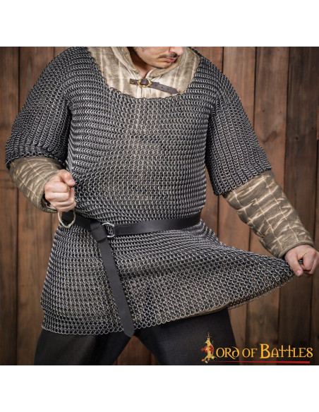 T-shirt à manches mi-longues en cotte...