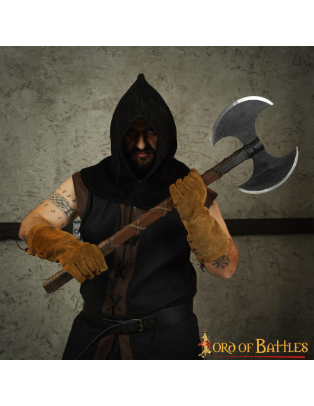 Hache Viking à double tranchant en...