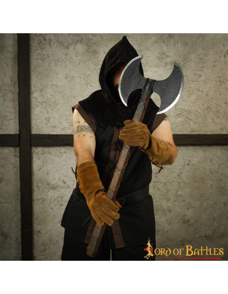 Hache Viking à double tranchant en...