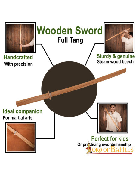 Bokken Samurai en bois Daito pour les...