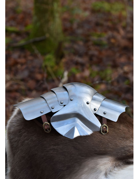 Paire de genouillères médiévales en...