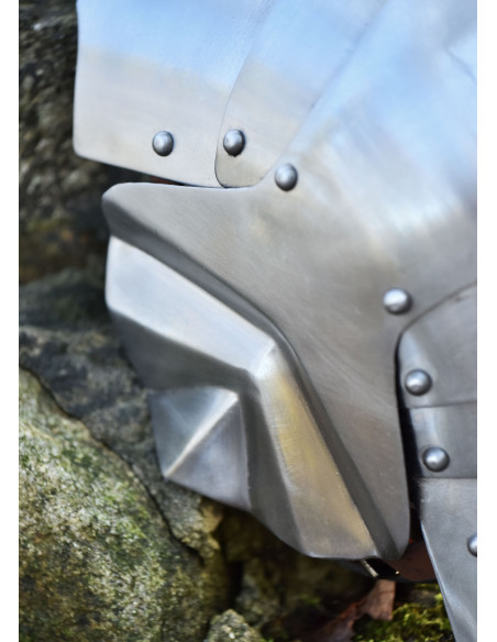 Paire de genouillères médiévales en...