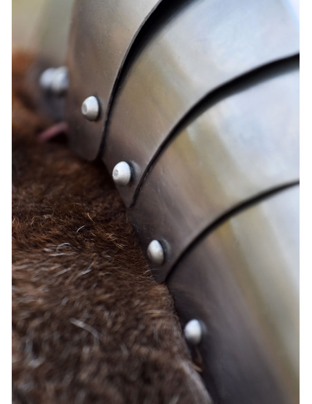 Paire de genouillères médiévales en...