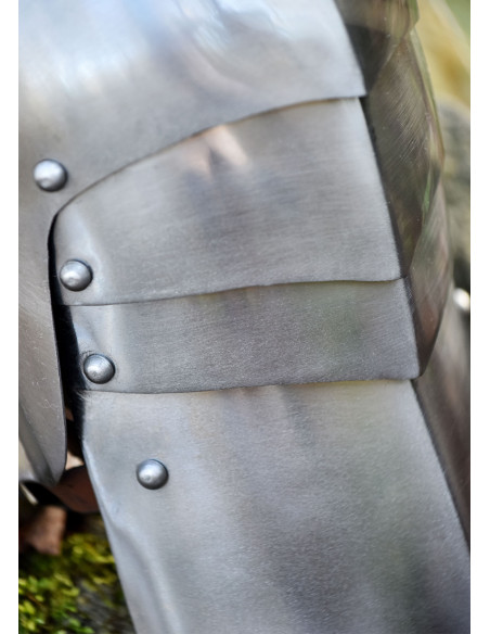 Paire de genouillères médiévales en...