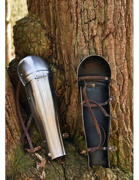 Grèves médiévales avec genouillères...