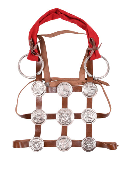 Phalère romaine en laiton étamé