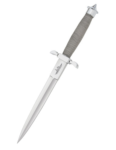 Dague tranchante Silver Shadow de Gil Hibben, avec fourreau