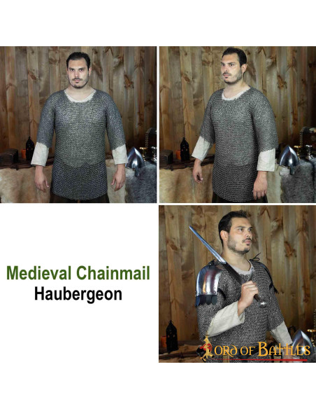 Cotte de mailles médiévale,...