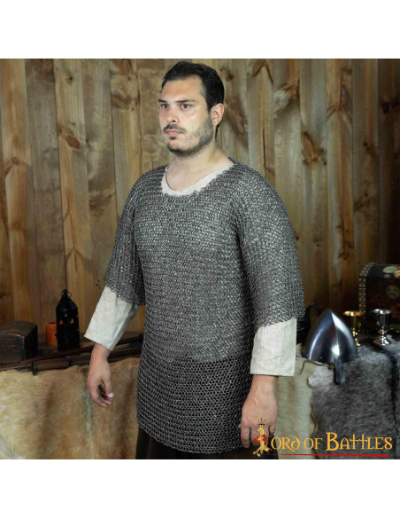 Cotte de mailles médiévale,...