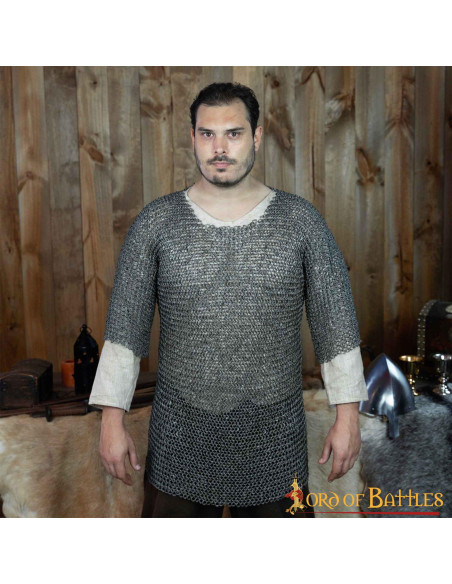 Cotte de mailles médiévale,...
