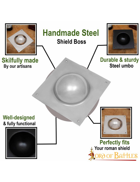 Umbo pour boucliers romains, finition...