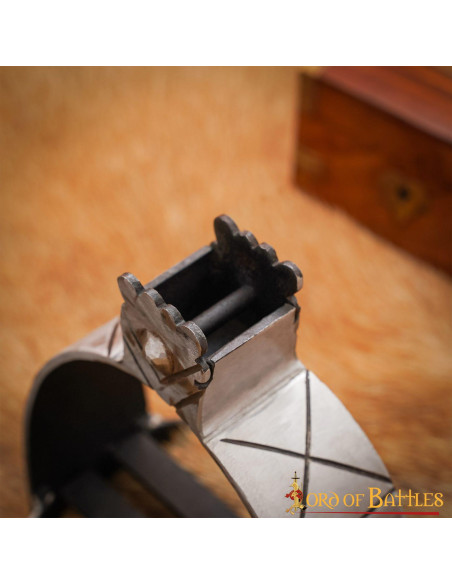 Étriers médiévaux en acier forgé à la...