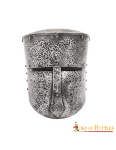 Casque des croisés en acier (XIIe-XIIIe siècles)