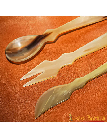 Ensemble de 3 couverts médiévaux en...