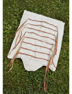 1 protège-jambes de gladiateur rembourré