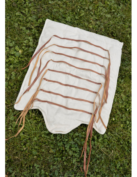 1 protège-jambes de gladiateur rembourré