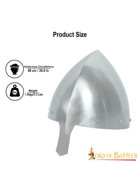 Casque nasal Olmutz XIe siècle avec...