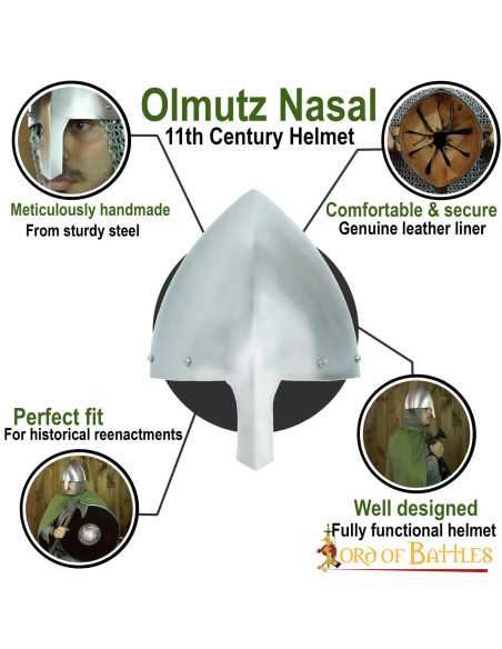 Casque nasal Olmutz XIe siècle avec...