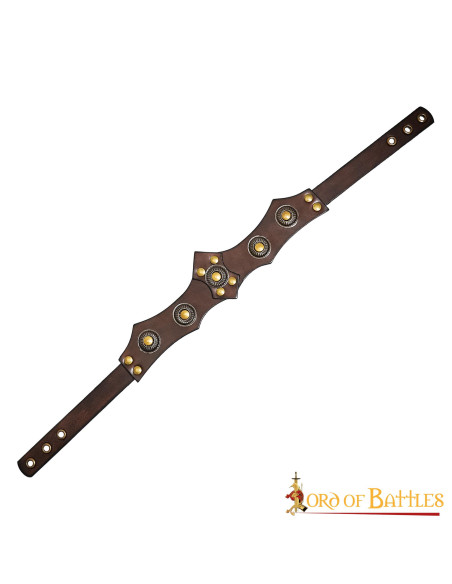 Diadème médiéval en cuir unisexe,...