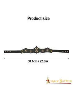 Diadème médiéval en cuir unisexe, différentes couleurs... 2