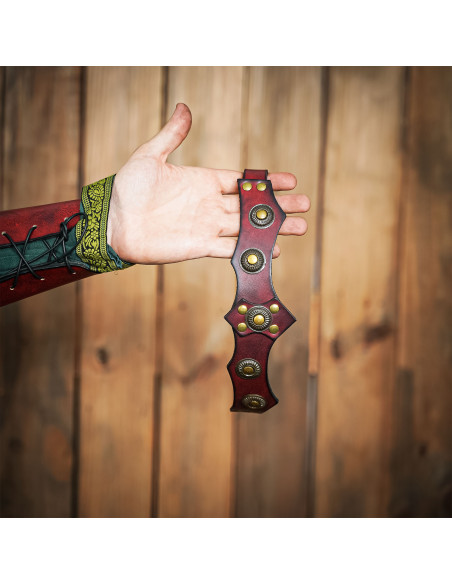 Diadème médiéval en cuir unisexe,...