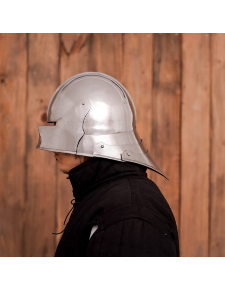 Casque médiéval allemand Sallet, avec...