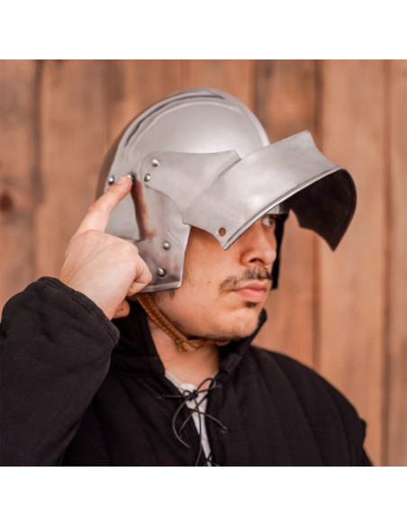 Casque médiéval allemand Sallet, avec...