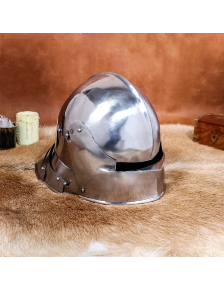 Casque médiéval allemand Sallet, avec...