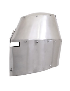 Grand heaume des croisés médiévaux, style Pembridge, 14e... 2