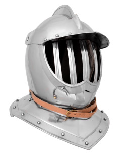 Casque bourguignon à visière, XVIIe siècle